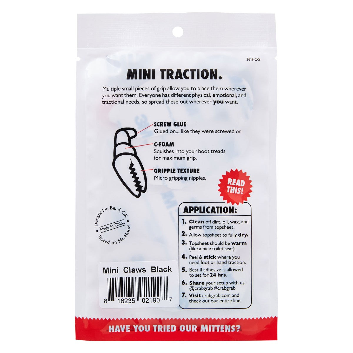 Crab Grab - Mini Claws - Black