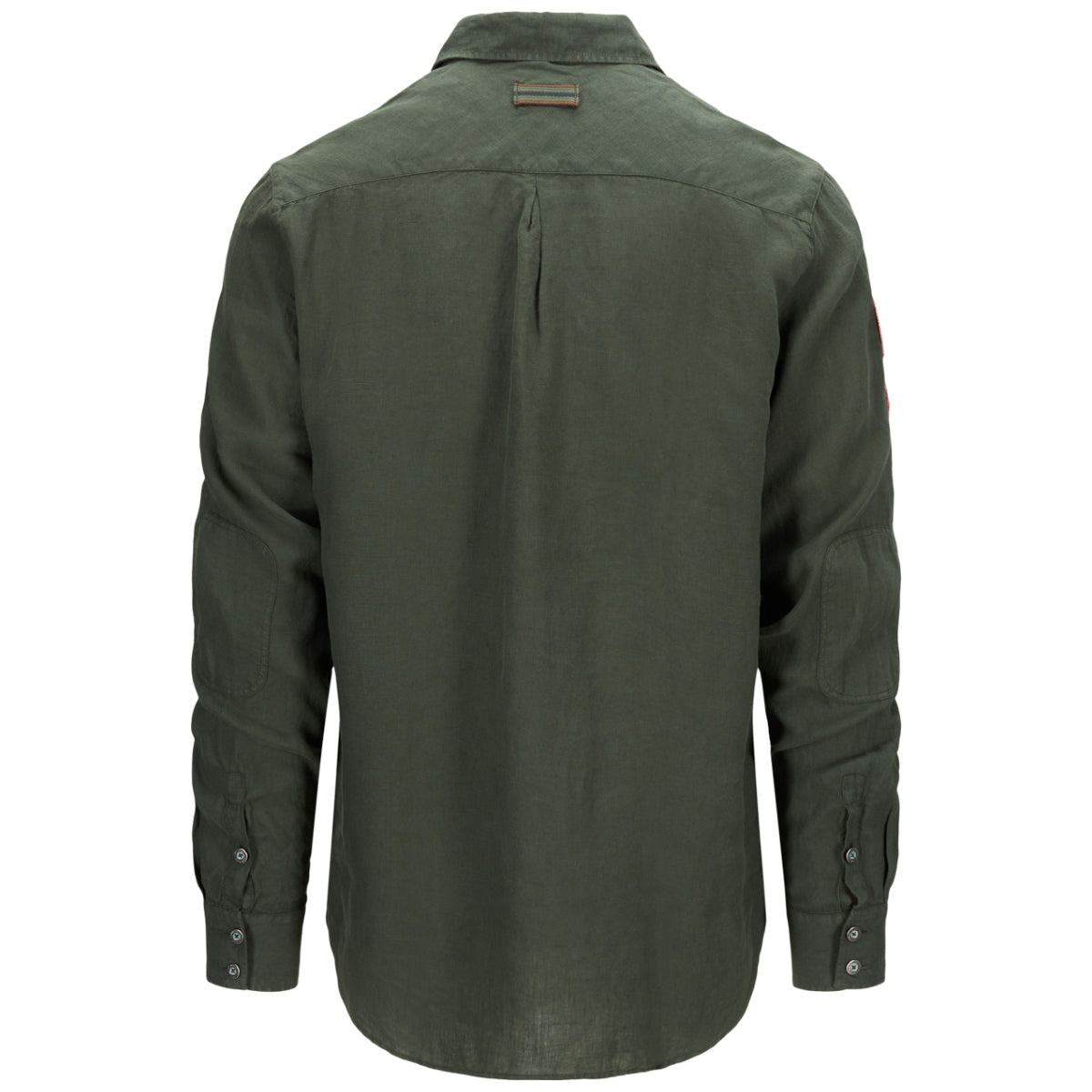 Amundsen Safari Linen Shirt G. Dyed Men's - Olive