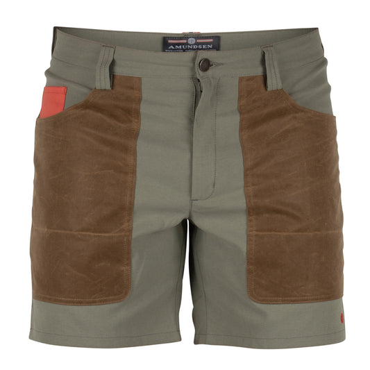 Amundsen Sports - Men's 7Incher Field Shorts - Blue Surf/Tan
