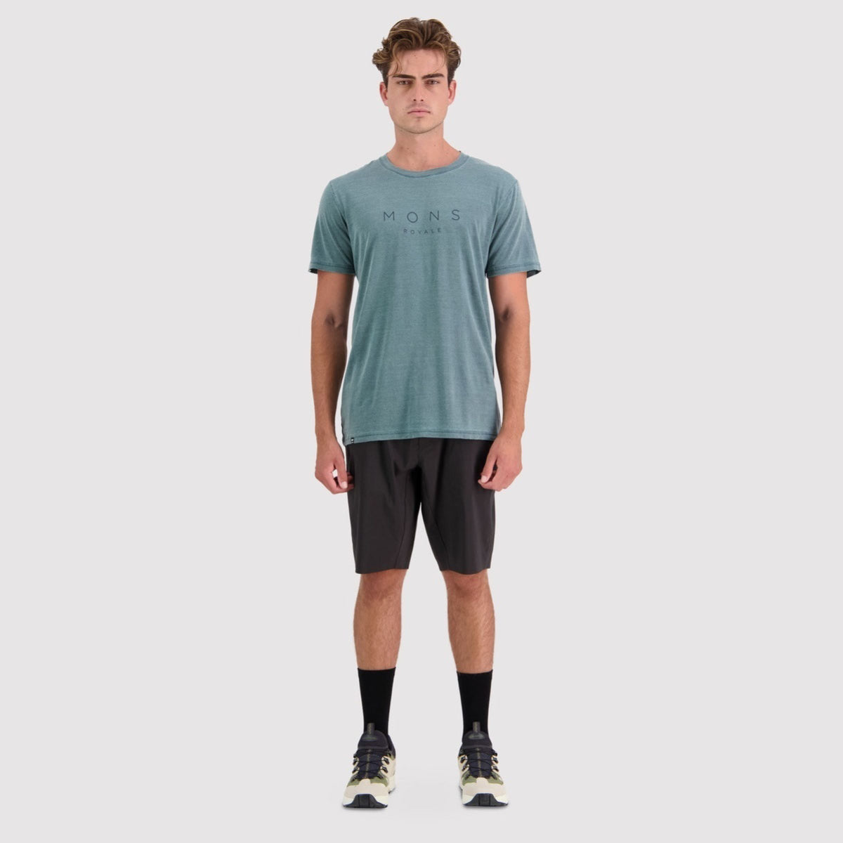 Mons Royale Men's Zephyr Merino Cool T-Shirt - Burnt Sage