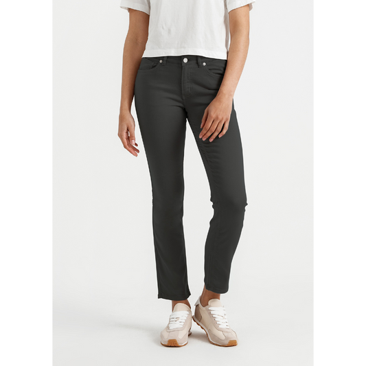 Duer - Women's No Sweat Slim Straight  - Slate