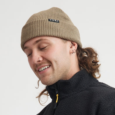 Yuki Threads - Waffle Beanie - Silver Mink
