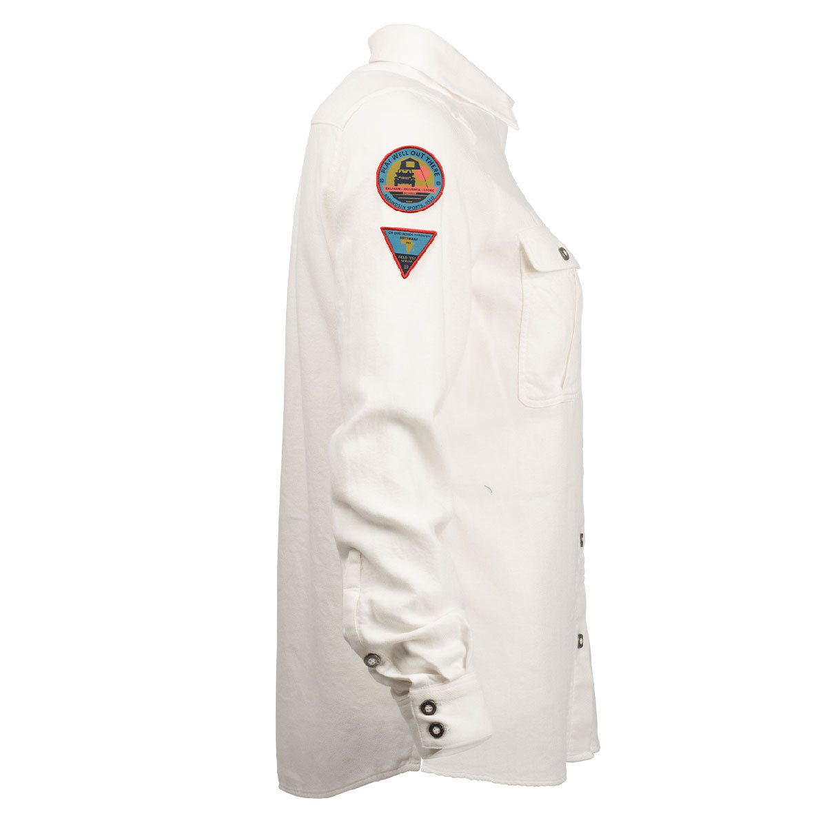 Amundsen Sports - Women's Safari Linen Shirt, Garment Dyed - Natural