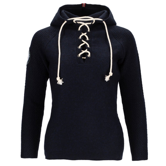 Amundsen Sports - Women's Boiled Hoodie Laced - Faded Navy