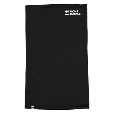 Mons Royale Unisex Double Up Neckwarmer - Black