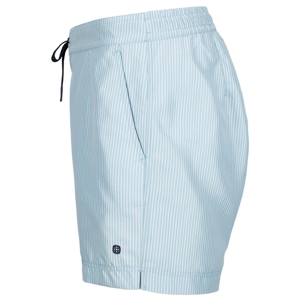 Amundsen Men's 5 Incher Off-Dock Swim Trunks - Pinstripe Blue