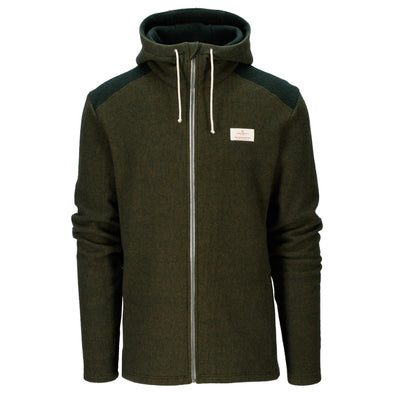 Amundsen Skauen Full Zip Hoodie Mens - Spruce Green